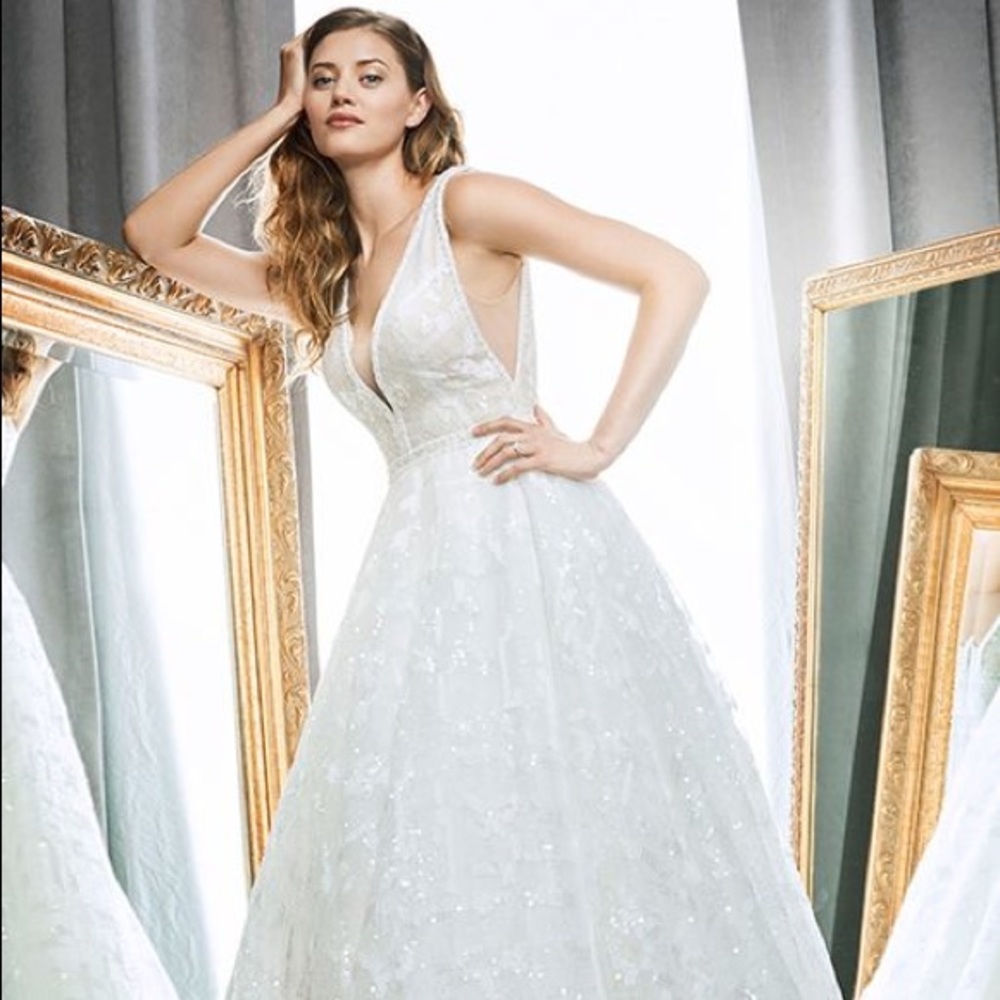 Kenneth Winston Sparkling Wedding Dress